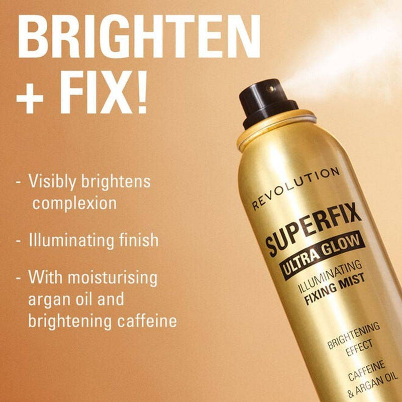 Revolution Makeup Superfix Fixing Mist Ultra Glow 150ml
