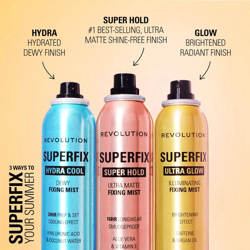 Revolution Makeup Superfix Fixing Mist Ultra Glow 150ml
