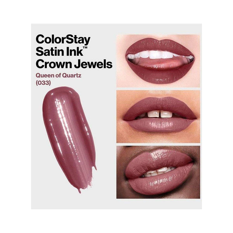 Revlon ColorStay Liquid Lipstick Satin Ink Crown Jewels 33 Queen of Quartz