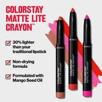 Revlon Colorstay Matte Lite Lip Crayon 006 Lift Off