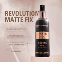 Revolution Makeup Matte Fix Oil Control Fixing Spray 100ml