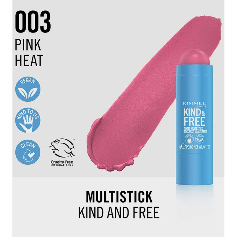 Rimmel Kind & Free Multi Stick 003 Pink Heat 5g
