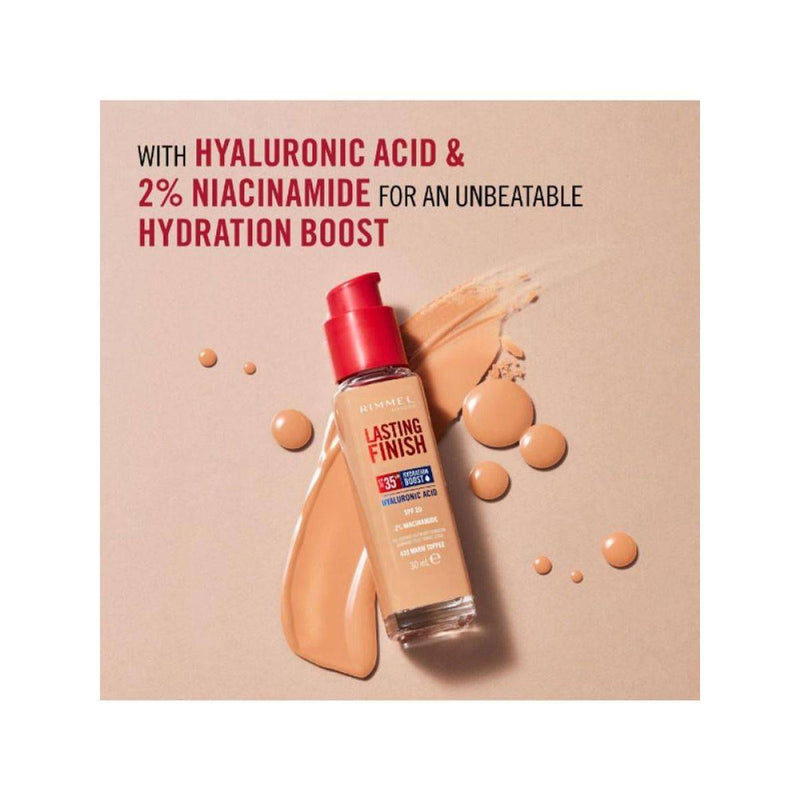 Rimmel Lasting Finish Full Coverage Lightweight Foundation 210 Golden Beige 30ml