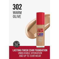 Rimmel Lasting Finish Full Coverage Lightweight Foundation 302 Warm Olive 30ml