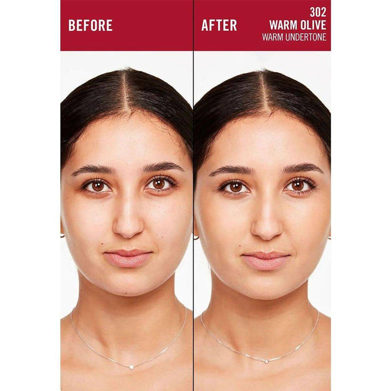 Rimmel Lasting Finish Full Coverage Lightweight Foundation 302 Warm Olive 30ml