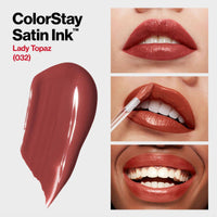 Revlon ColorStay Liquid Lipstick Satin Ink Crown Jewels 32 Lady Topaz