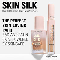 Revolution Makeup Skin Silk Under Eye Brightener & Concealer Tan Golden 4ml