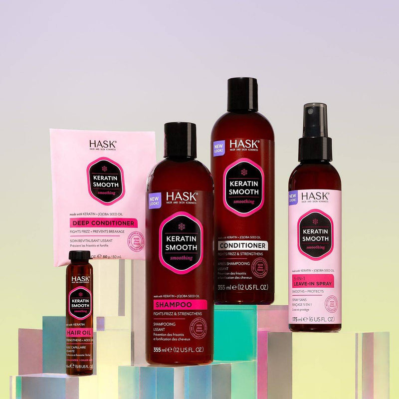 Hask Keratin Protein Smoothing Shine Oil 18ml