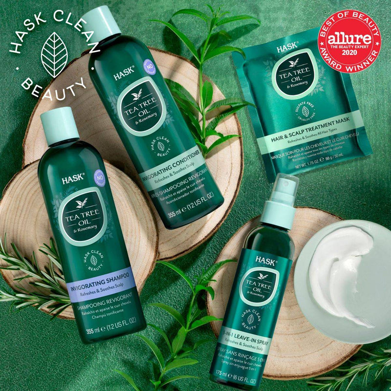 Hask Tea Tree Oil & Rosemary Hair & Scalp Hair Mask 50g