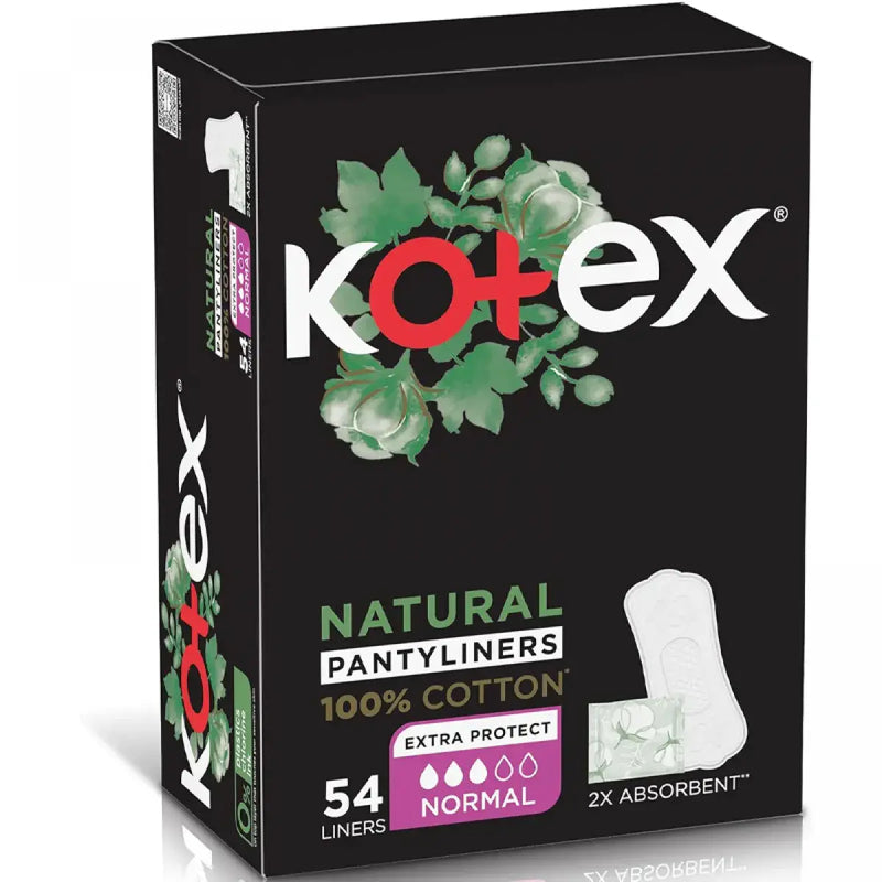 Kotex Pantyliners Natural Normal 54 Liners