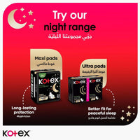 Kotex Sanitary Napkin Maxi Protect Night + Wings 16 Pads