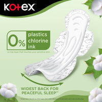 Kotex Sanitary Napkin Natural Maxi Protect Night + Wings 22 Pads