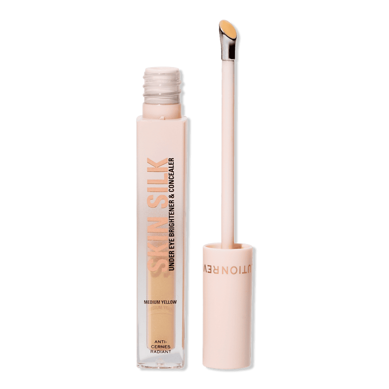 Revolution Makeup Skin Silk Under Eye Brightener & Concealer Medium Yellow 4ml