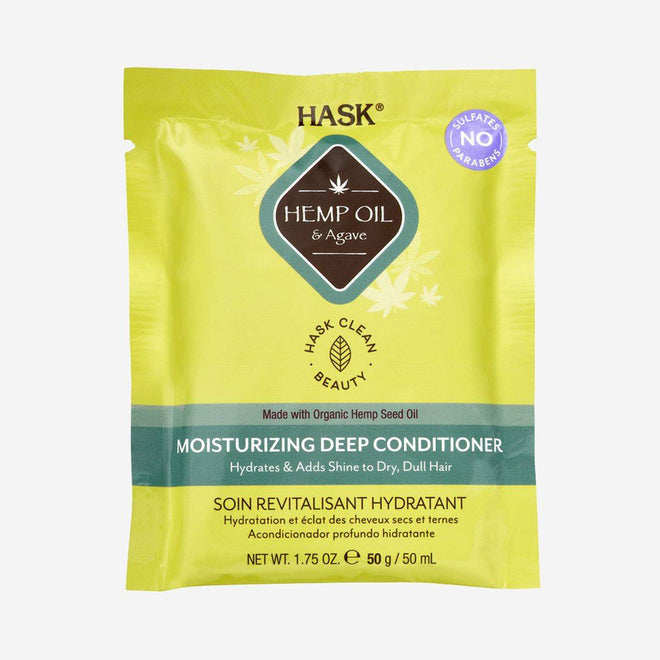 Hask Hemp Oil & Agave Moisturizing Hair Mask 50g