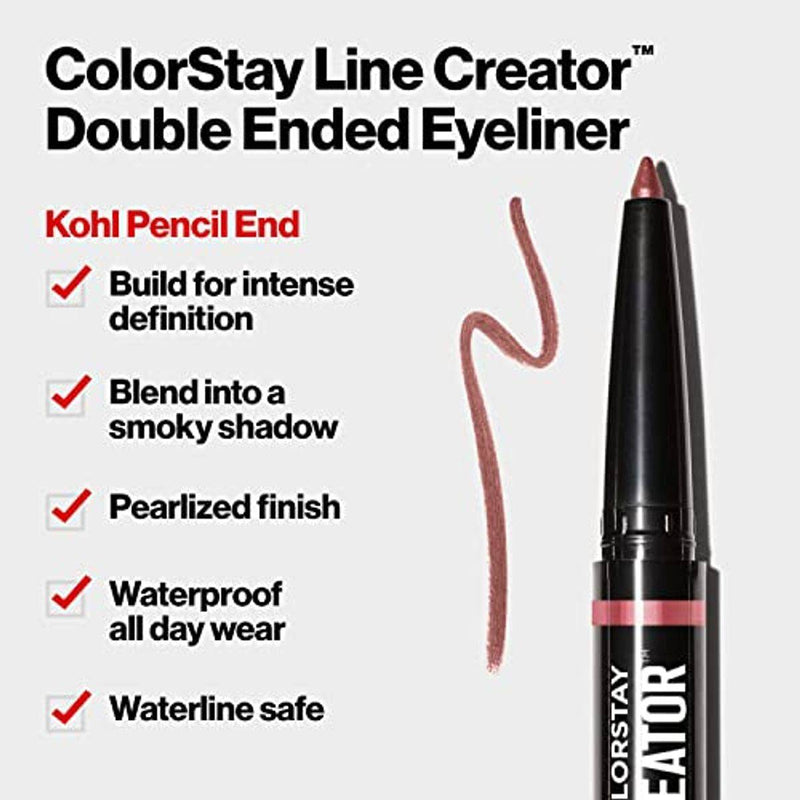 Revlon ColorStay Eyeliner Line Creator Double Ended 155 Cool As Ice