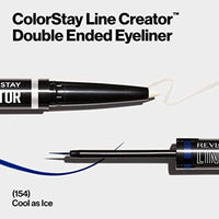Revlon ColorStay Eyeliner Line Creator Double Ended 155 Cool As Ice