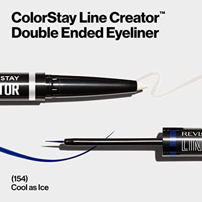 Revlon ColorStay Eyeliner Line Creator Double Ended 155 Cool As Ice