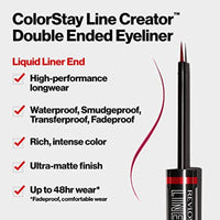Revlon ColorStay Eyeliner Line Creator Double Ended 155 Cool As Ice