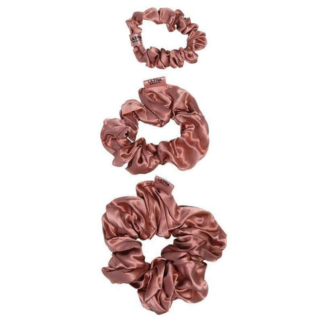 Ultra Beauty Collection Hair Silk Scrunchie Set Pink 3 Pack (Ultra Beauty)