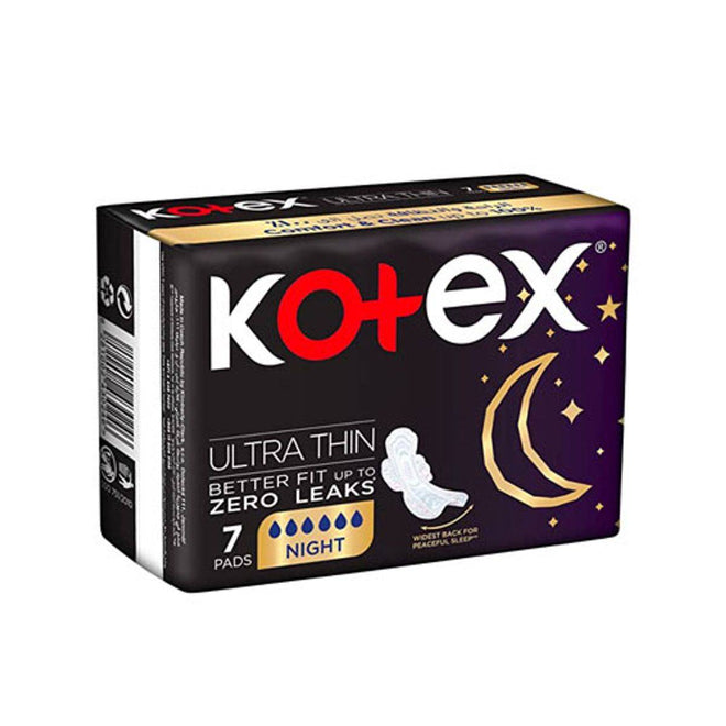 Kotex Sanitary Napkin Ultra Thin Night + Wings 7 Pads