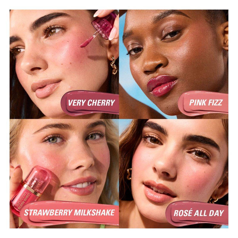 Revolution Makeup Superdewy Blush Burst Rose All Day Dusty Pink 4.2ml