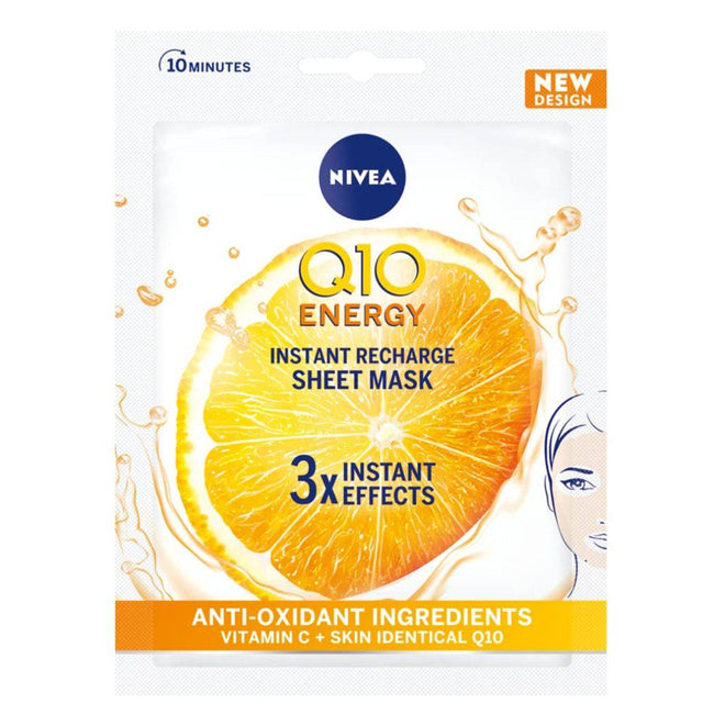 Nivea Face Q10 Energy Revitalizing Booster Sheet Mask 1 Piece