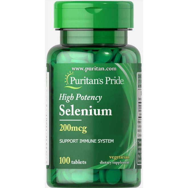 Puritans Pride Selenium 200mcg 100 Softgels