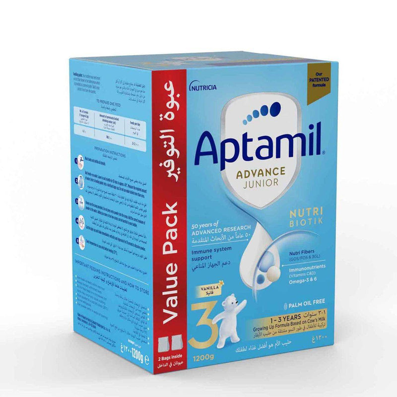 Aptamil Formula Advance Junior Stage 3 Growing Up 1200g