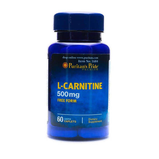 Puritans Pride L-Carnitine 500mg 60 Tablets