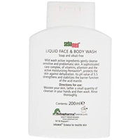 Sebamed Sensitive Skin Liquid Face & Body Wash 200ml