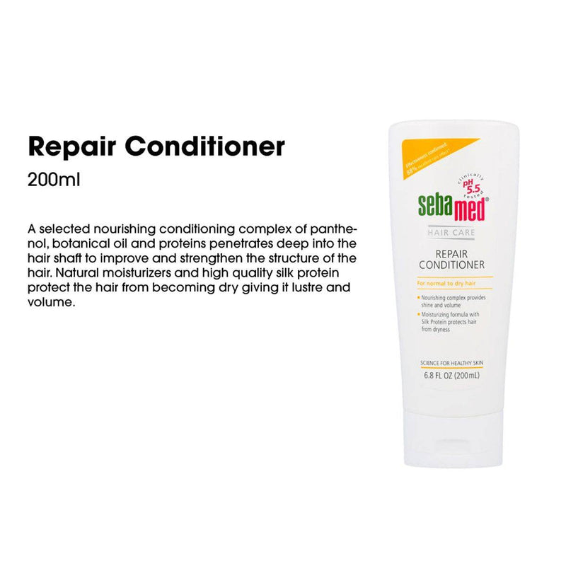 Sebamed Hair Care Repair Conditioner For Normal to Dry Hair 200ml