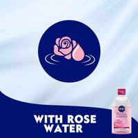 Nivea Face Makeup Remover Micellar Water Rose Care All Skin Types 400ml