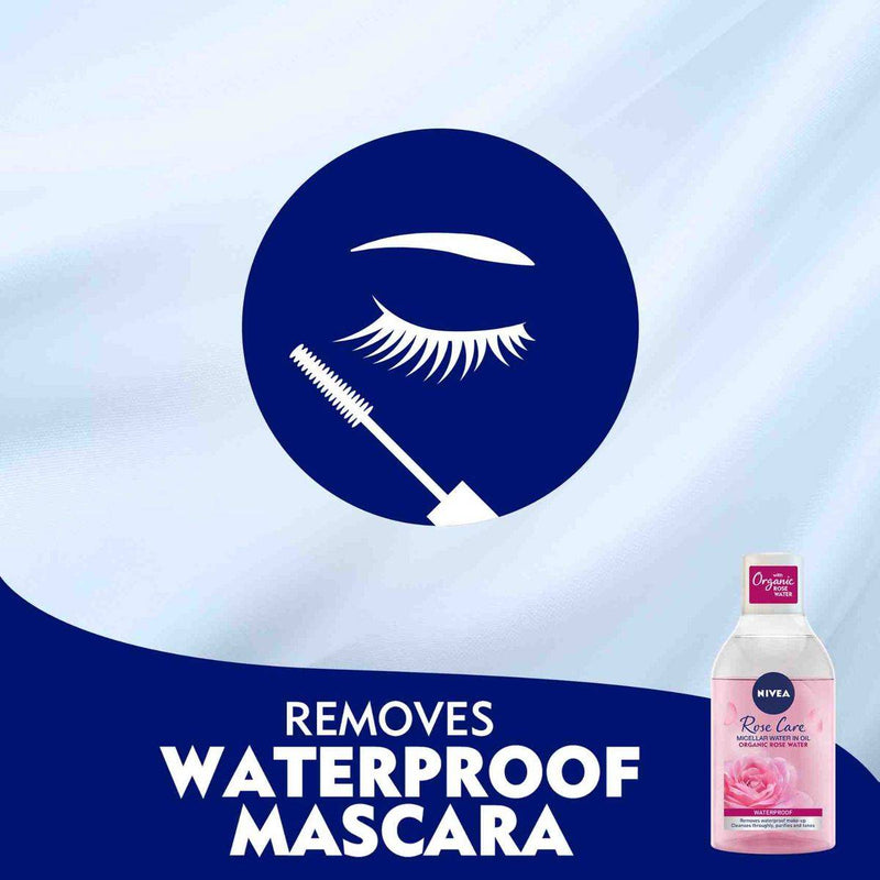 Nivea Face Makeup Remover Micellar Water Rose Care All Skin Types 400ml