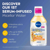 Nivea Face Makeup Remover Micellar Water Brightening 400ml