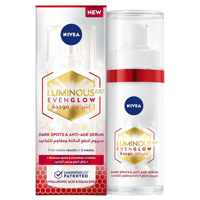 Nivea Face Luminous 630 Even Glow Serum Anti Aging 30ml