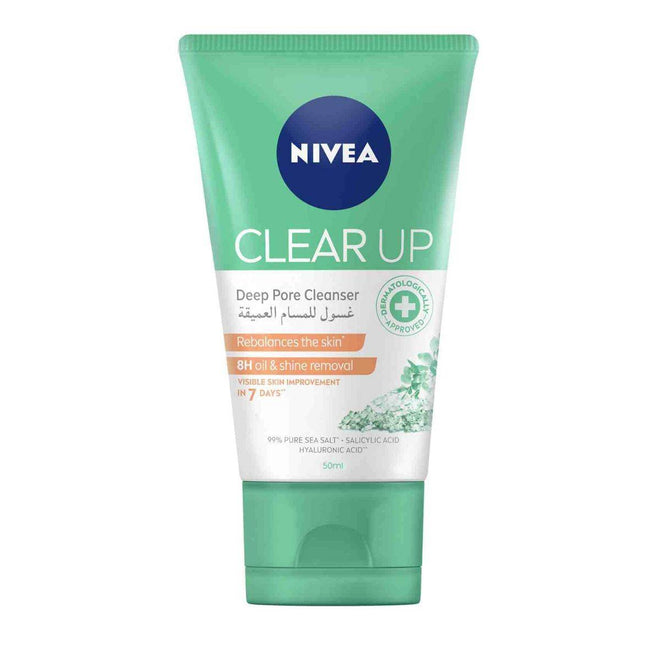 Nivea Face Clear Up Deep Pore Face Wash 50ml