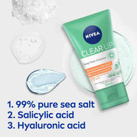 Nivea Face Clear Up Deep Pore Face Wash 50ml