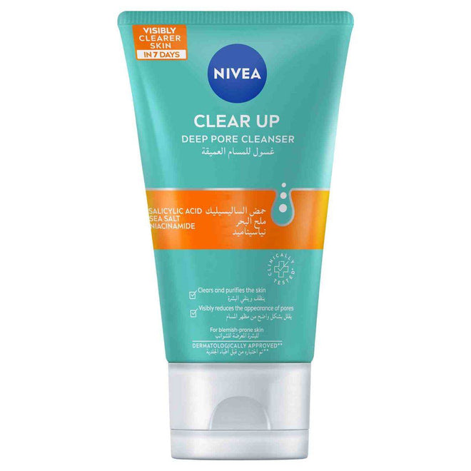 Nivea Face Clear Up Deep Pore Face Wash 150ml