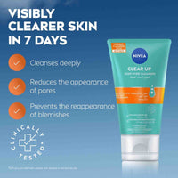 Nivea Face Clear Up Deep Pore Face Wash 150ml