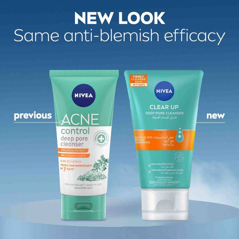 Nivea Face Clear Up Deep Pore Face Wash 150ml