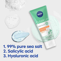 Nivea Face Clear Up Daily Scrub 75ml