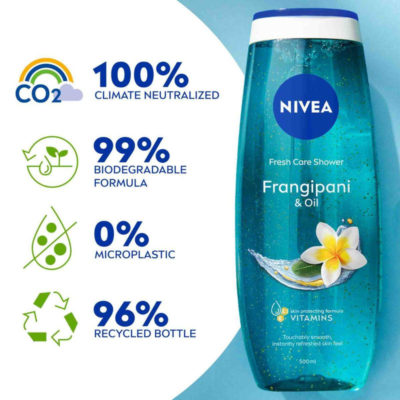 Nivea Showr Gel Frangipani & Oil 500ml