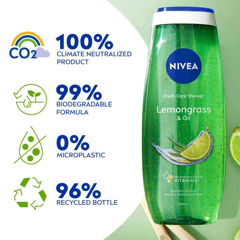 Nivea Shower Gel Lemongrass & Oil 500ml