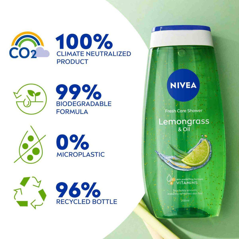Nivea Shower Gel Lemongrass & Oil 250ml