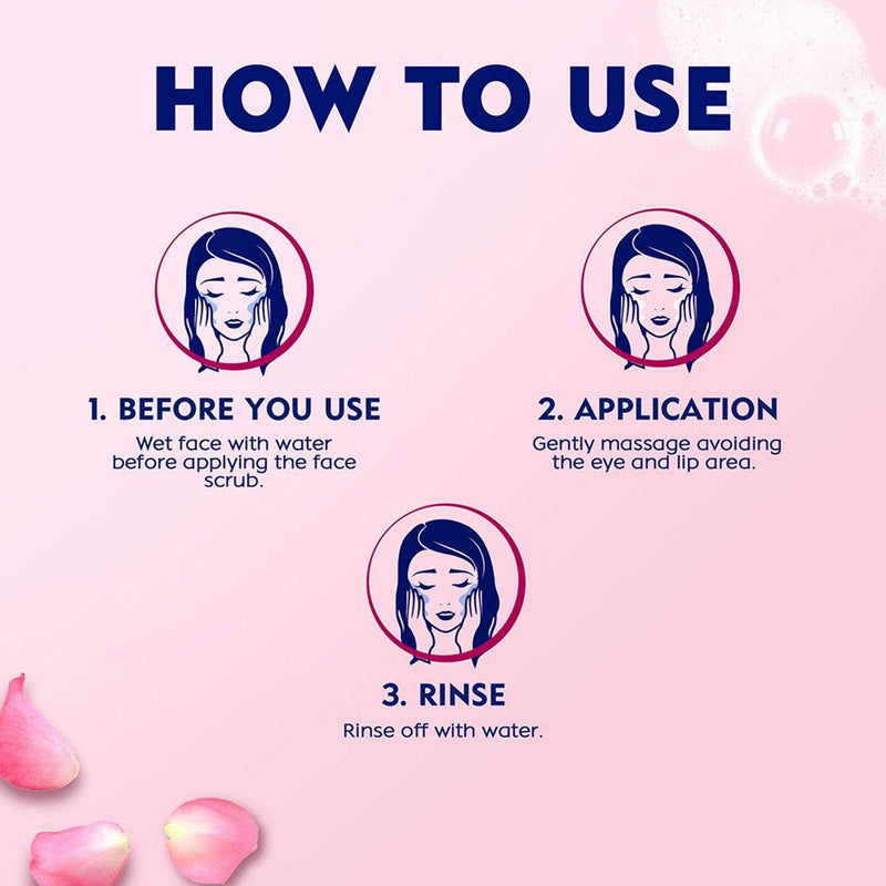 Nivea Face Rose Care Daily Scrub 150ml