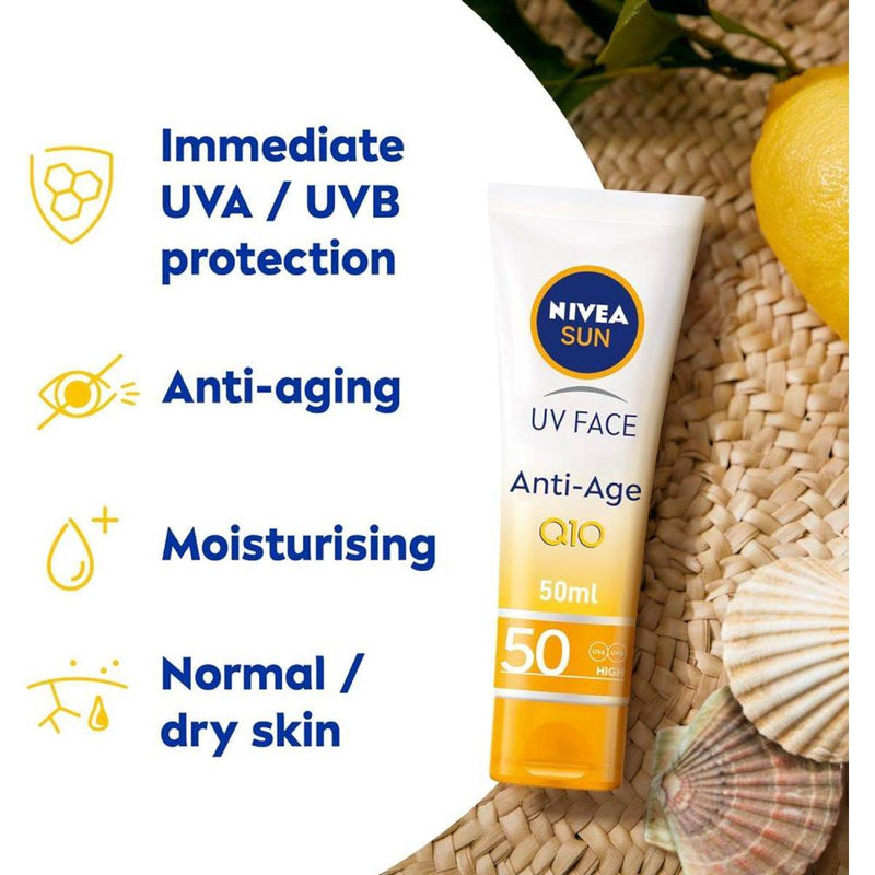 Nivea Sun UV Face Cream SPF50 Anti Aging 50ml