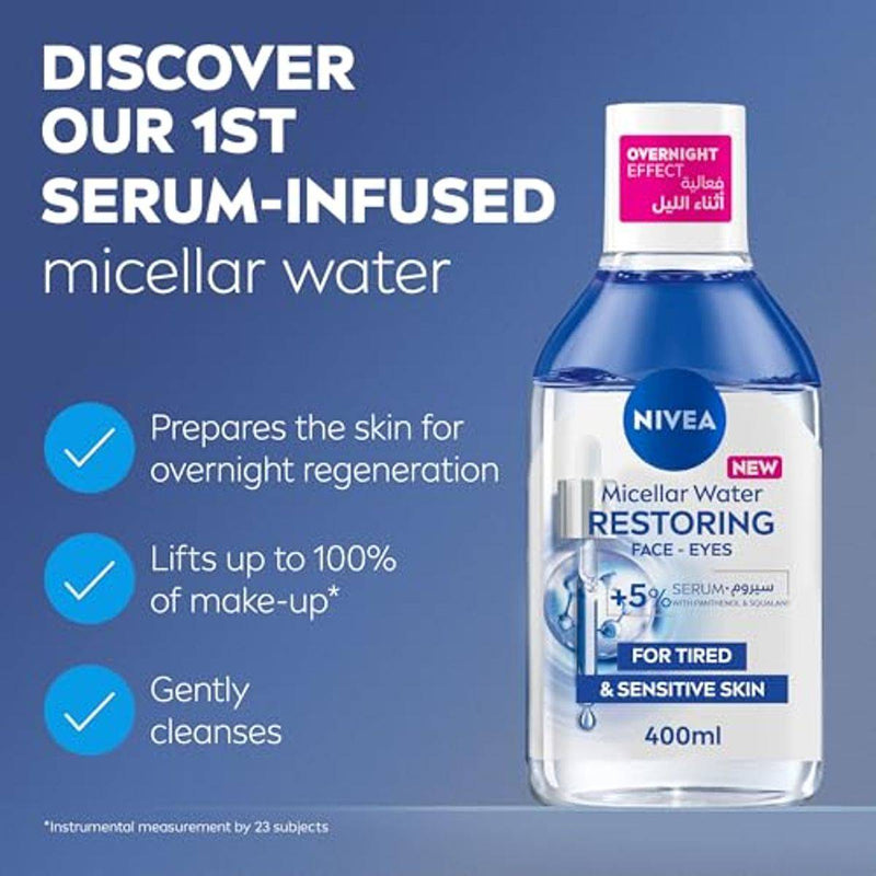 Nivea Face Makeup Remover Micellar Water Restoring 400ml