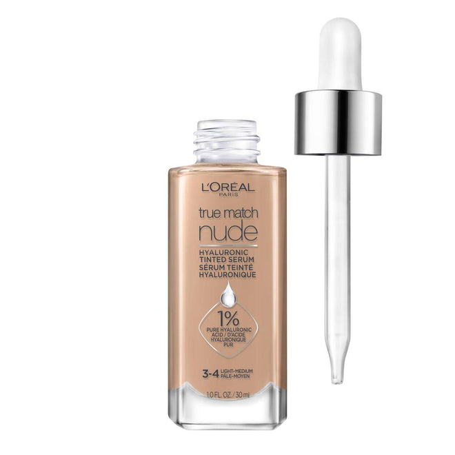 Loreal Paris True Match Tinted Serum Foundation 3-4 Light Medium