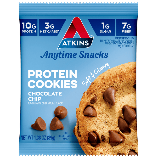 Atkins Snack Protein Cookies Chocolate Chip 39g