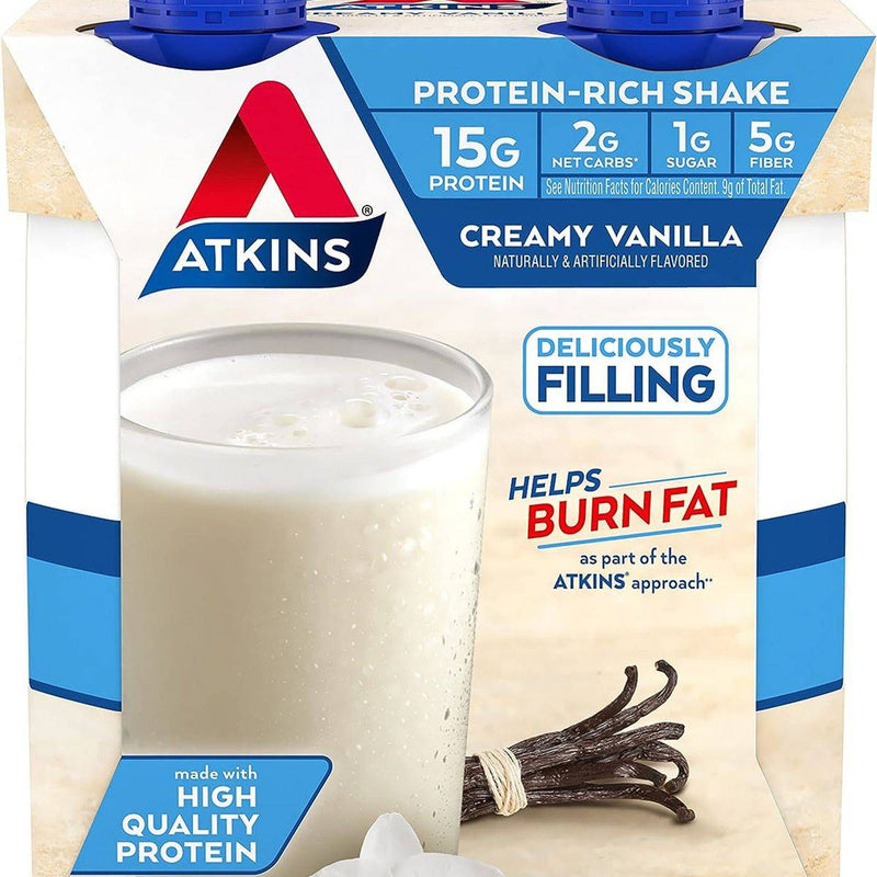 Atkins Protein Rich Shake Ready To Drink Vanilla 325ml